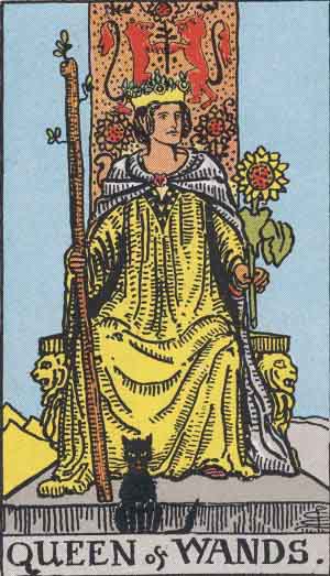 The Queen of Wands Yes or No in Tarot